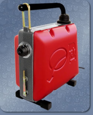 DRAIN CLEANING MACHINE POWERFAESE 200 WITH PROTECTION HOSE